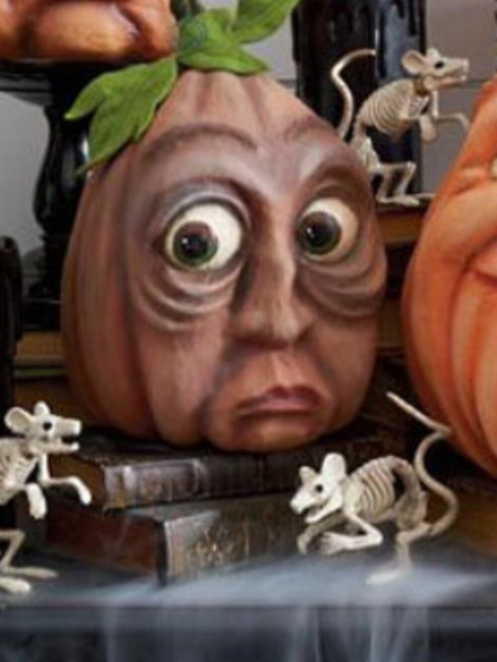 Grandin Road Expressive Pumpkin (Herbert) discontinued